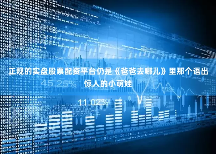 正规的实盘股票配资平台仍是《爸爸去哪儿》里那个语出惊人的小萌娃