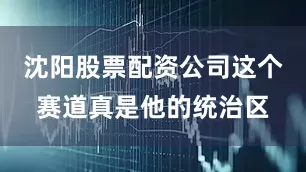 沈阳股票配资公司这个赛道真是他的统治区